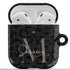 Monogram Personalized Dark Leopard AirPods Case